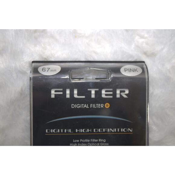 K&F Concept Circular Digital High Def Low Profile Filter Ring 67mm Pink - Picture 3 of 5